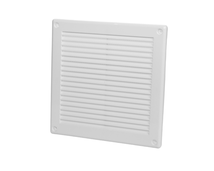 Вентиляционная решетка белая 150х150 мм