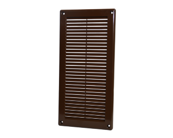 Решетка вентиляционная коричневая 150х310 мм